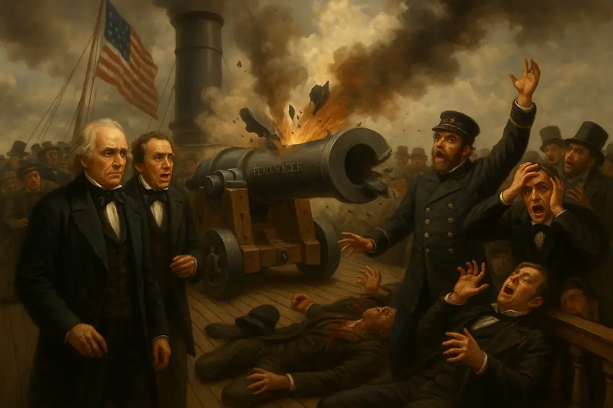 USS Princeton Disaster (1844): The Cannon That Killed a Cabinet